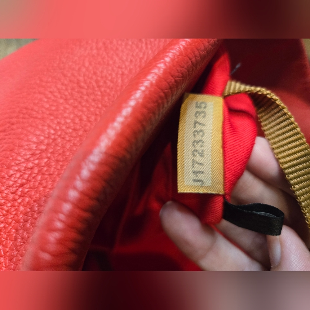 Dooney & Bourke Logo Lock Vibrant Red Hobo Bag - Picture 12 of 16